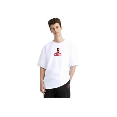 Kith X Biggie Unisex White Classic Logo Short Sleeve Tee KH3675-101