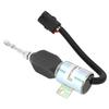 DC24V Fuel Shut Off Solenoid 1752ES 612600180008 Stop Solenoid Valve Fit for Cummins 5.9L 8.3L