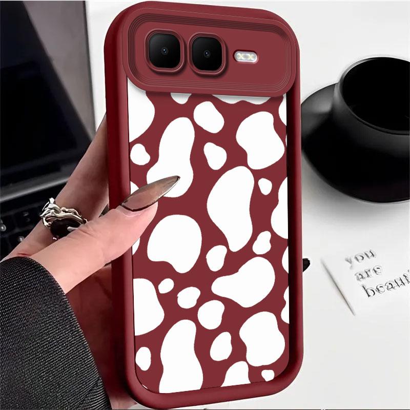For Infinix Smart 10 Plus /Smart 10 HD 10HD 10PLUS Case Protect Leopard Print Pattern Silicone Soft Phone Case Matte Back Cover