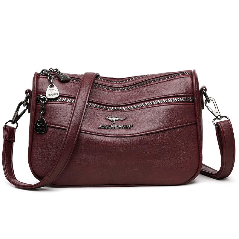 Borsa a tracolla, Borsa da donna, Borsa per madre di mezza età e anziana, Borsa di grande capacità, Borsa a spalla singola