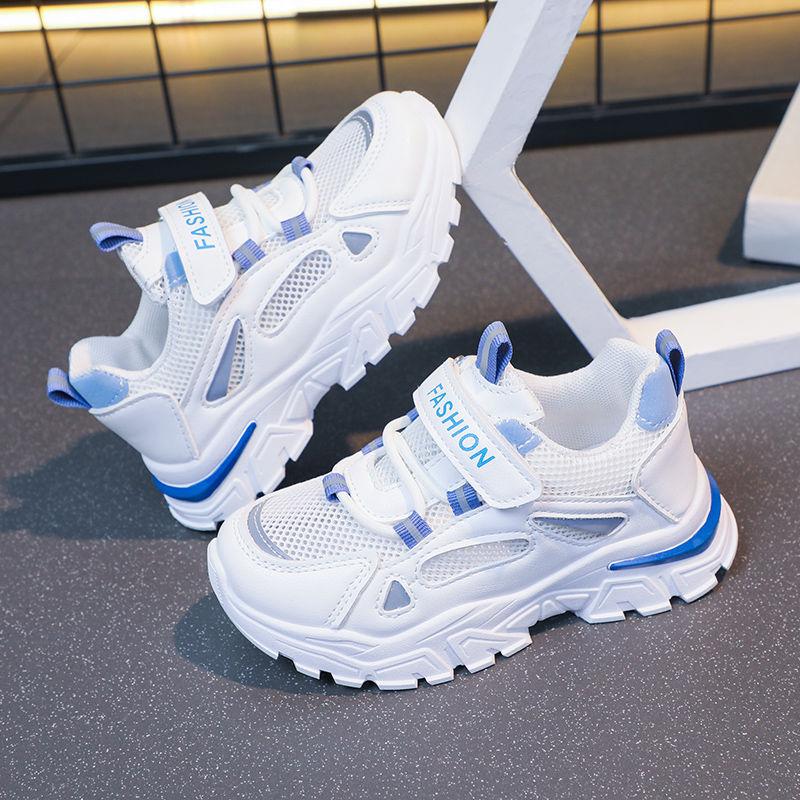 

Детская обувь, спортивная обувь, летне-осенняя детская сетчатая дышащая обувь для мальчиков на мягкой подошве, кроссовки 26 inner length 16.5cm синий