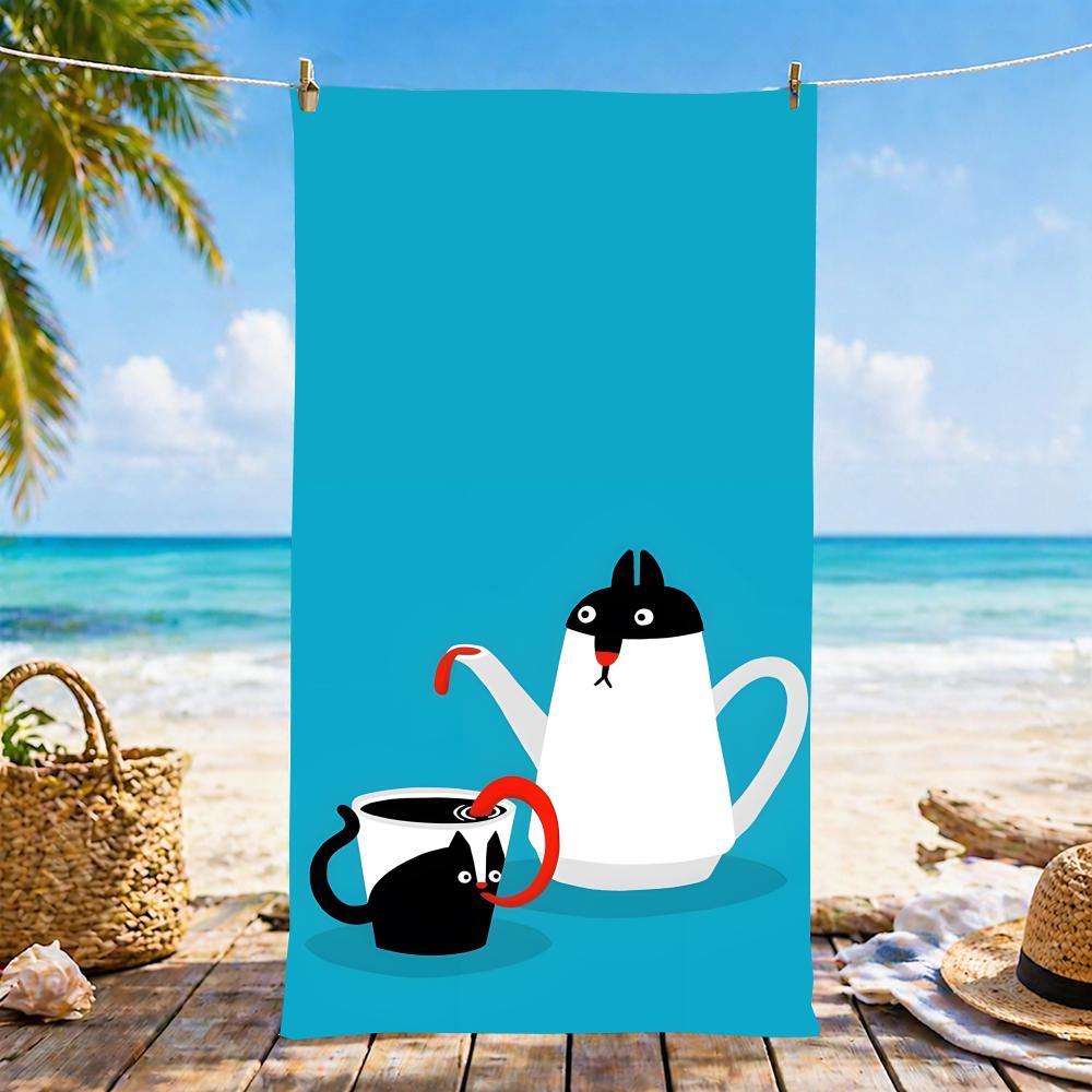 M-Merle Goll Towel Microfiber beach towel, quick-dry, sand-free, ultra-fine fiber, super soft.