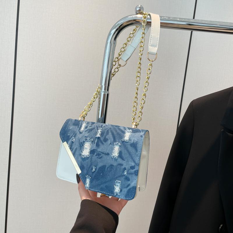 Fashion Flap Crossbody Bags For Women  Chain Strap Shoulder Bag For Commuter/Travel  Square Designer Ladies Handbags