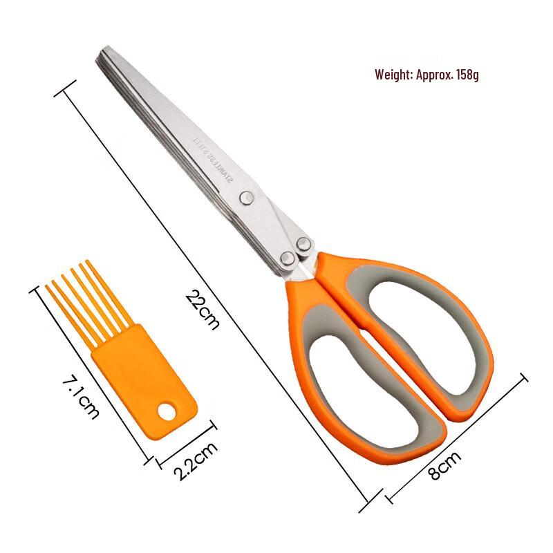 Stainless Steel Multi-Blade Herb Scissors