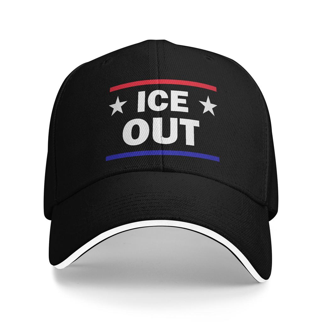 Abolish Ice Anti Ice Caps For Unisex Fashion Baseball Cap Trucker Hat Daily Headewear Adjustable Fit