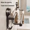 Weipeiluo Drill-Free Bathroom Single Towel Bar, 50cm, 2-Pack