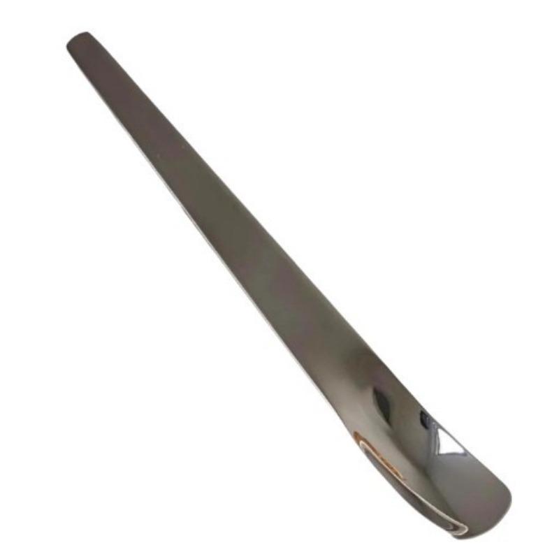 

Stainless Steel Spoon, Long-handled Dessert Spoon, Cake Spoon, Bread and Cheese Spoon, Flat-tipped Mixing Spoon, Cat Food Spoon, Yogurt Spoon Type 17 срібний