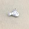 WYISYWG 15 Pieces Charm Metal Pendant Charms Fish 16x14mm Supplies For Jewelry Findings Components B13106