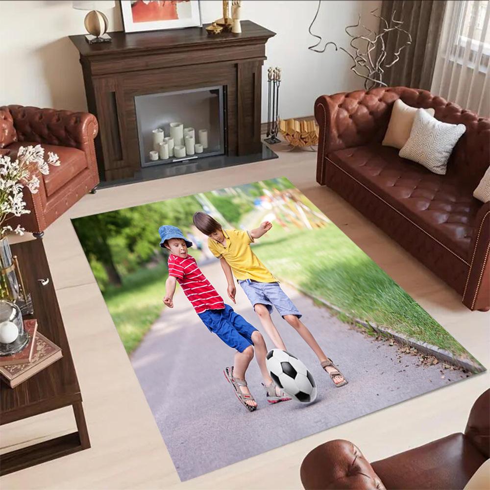 Customize Image Customize Your photo Area Rug Perfect for Entryway Playrooms Game Room Balcony Antislip Carpet Office home decor