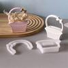 Decorative Flower Basket Silicone Casting Mold Sturdy For Plaster Resin Crafts Home Ornament Design