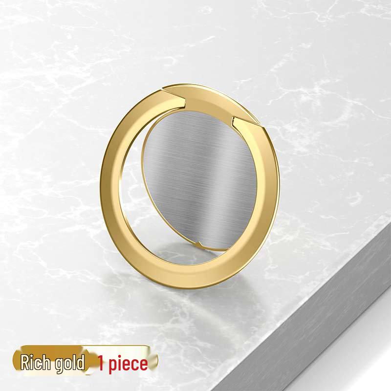 Multi-functional Telescopic Magnetic Phone Ring Holder & Case: Creative Design for Easy Grip & Support Magnetic Ring Holder - Gold (1 piece)