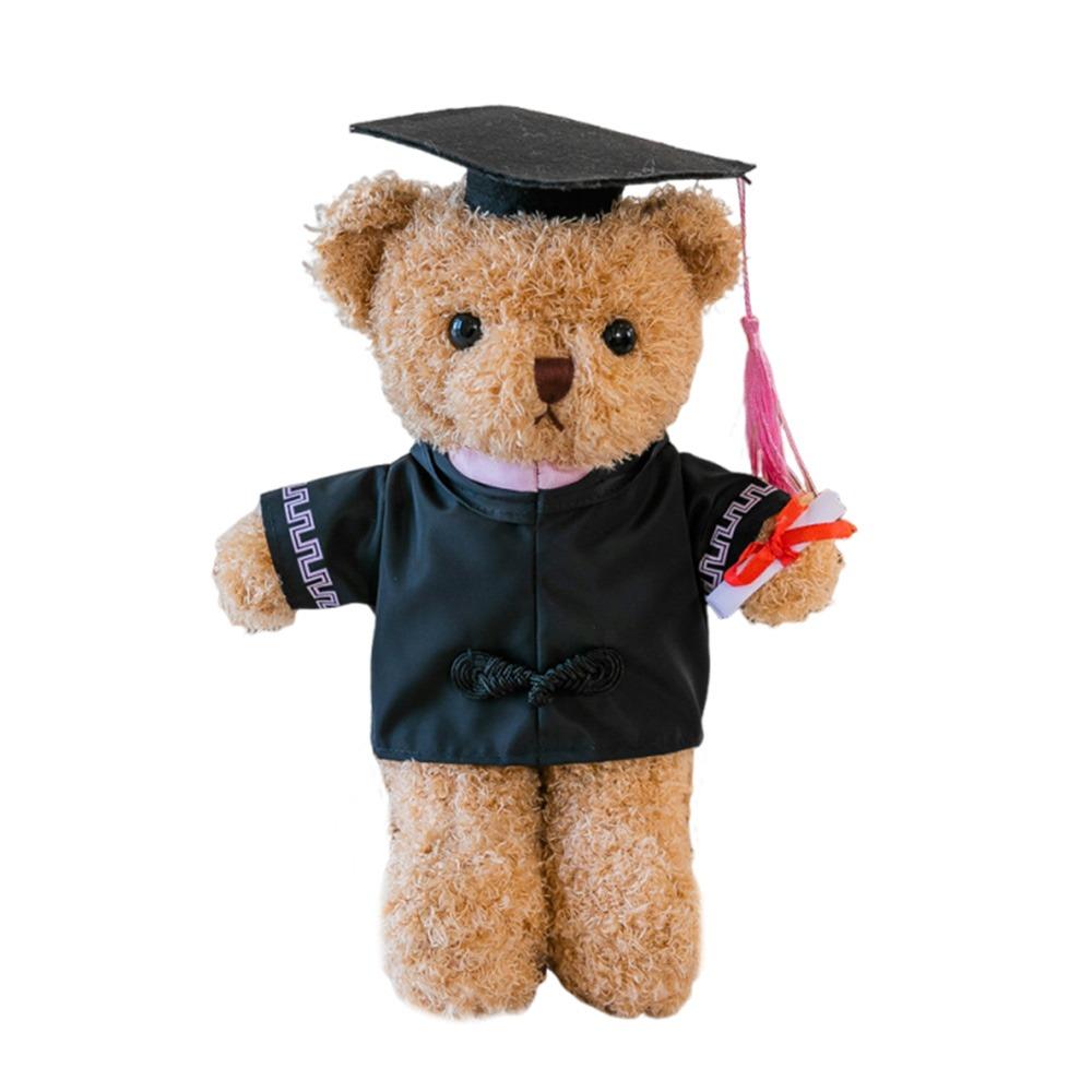 30cm Cute Stuffed Animal Doll Soft Graduation Gift Creative Doctor Bear Plush Toy  Graduation