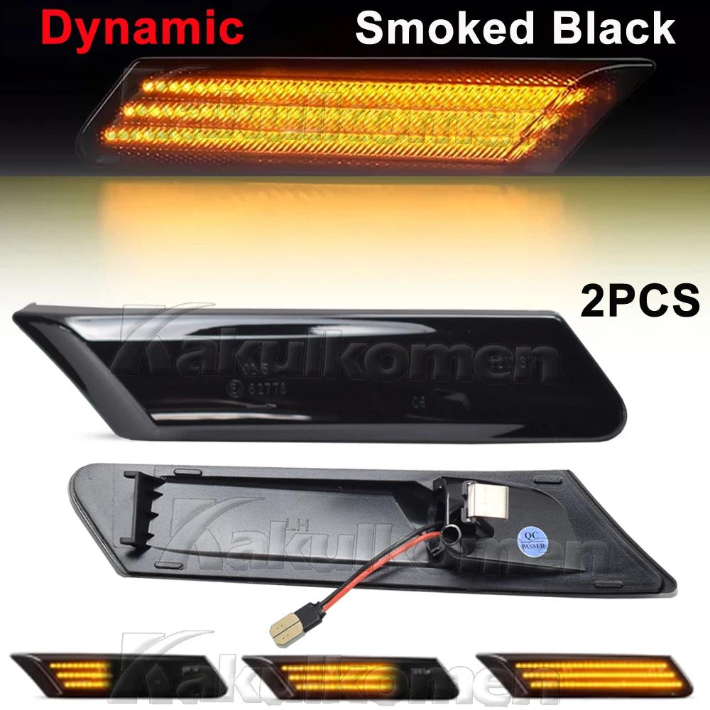 

2Pcs Canbus For Porsche 911 997 Boxster Cayman 987 LED Dynamic Side Marker Lights Turn Signal Lamps GT2 GT3 GTS Carrera Turbo