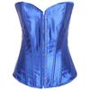 Corset satinat push-up cu control abdominal și tanga