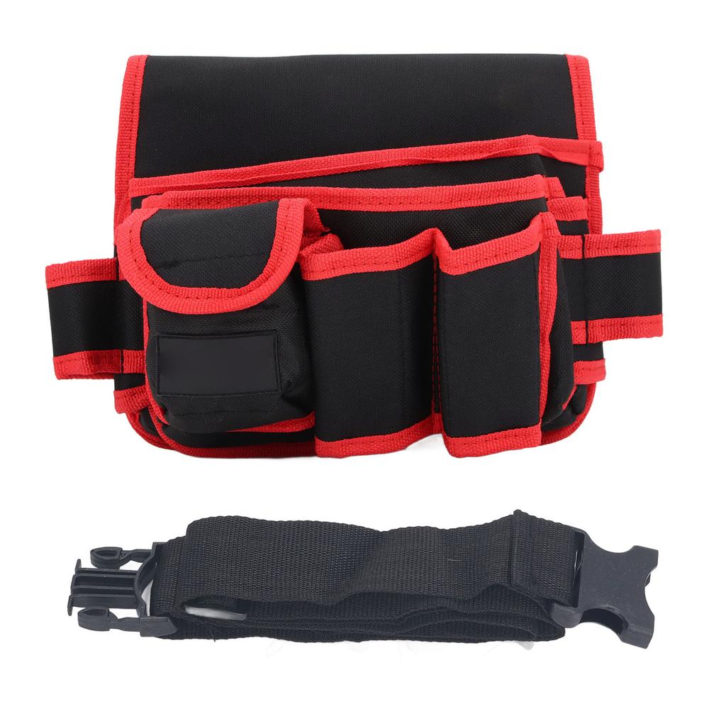 Electrician Waist Bag Tool Pouch Belt Pack Oxford Cloth Portable Multifunction Repair Kit