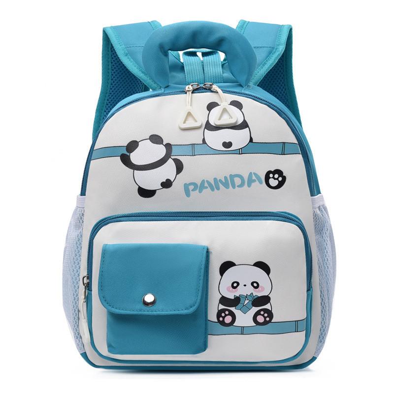 

Cute And Functional Nylon Kids Backpack For School With Cartoon Print And Comfortable Shoulder Straps зелёный