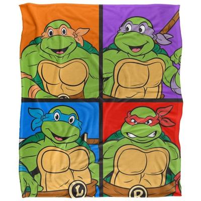 TMNT Silky Tiles Supersoft Blanket