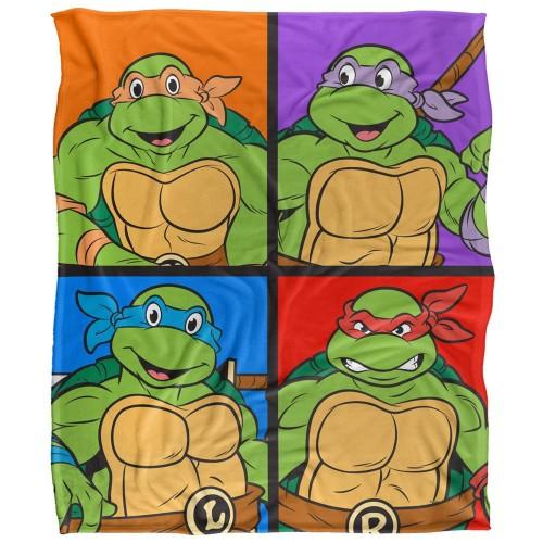 TMNT Silky Tiles Supersoft Blanket
