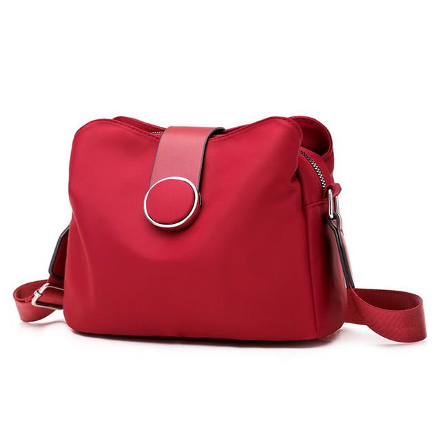 Waterproof Nyl Shoulder Bags For Women, New Arrival Female Small Crossbody Handbag, Solid Color Messenger Bag