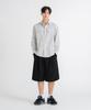 LEMAIN SECOND Bermuda Wide One-Pleat Sweat Shorts_3 Colors