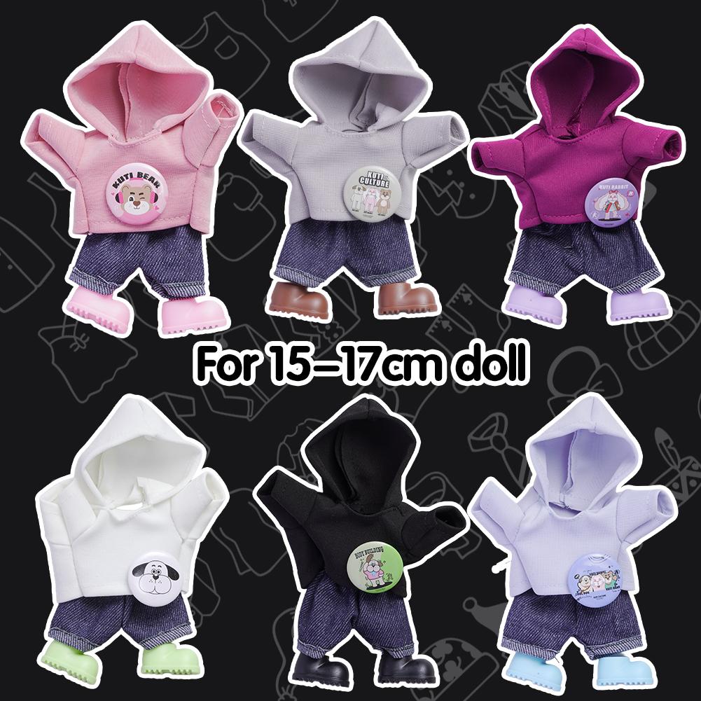 17cm Doll Clothes Set with Accessories Including Top Bottoms Shoes And Medal Vestibular Toy Outfit Toy Accessories