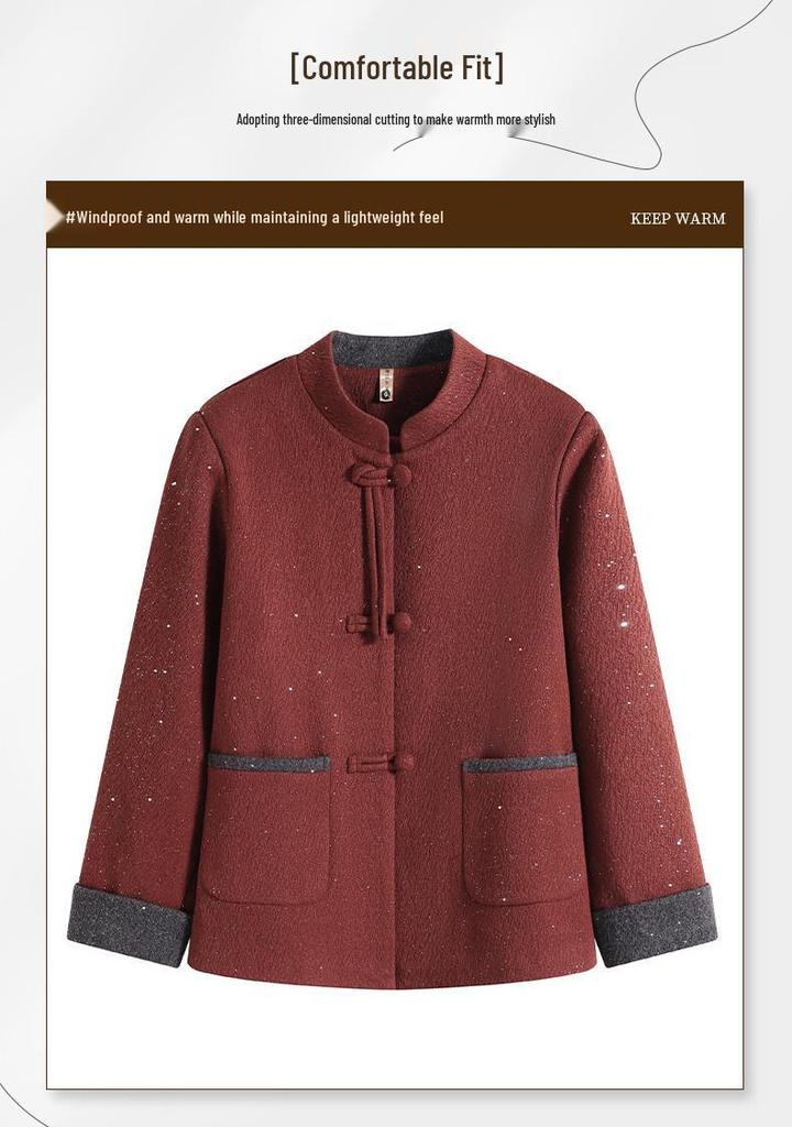 2026 Spring Jacket: Stylish Loose Outerwear for Middle-Aged Mothers