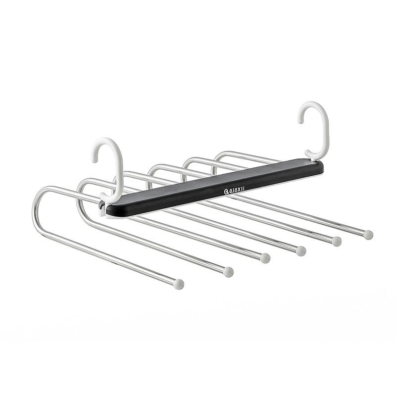 

Goose-Shaped Stainless Steel Retractable Pants Hanger – Foldable Multifunctional Clothes & Storage Clip 6 Hanger чёрный