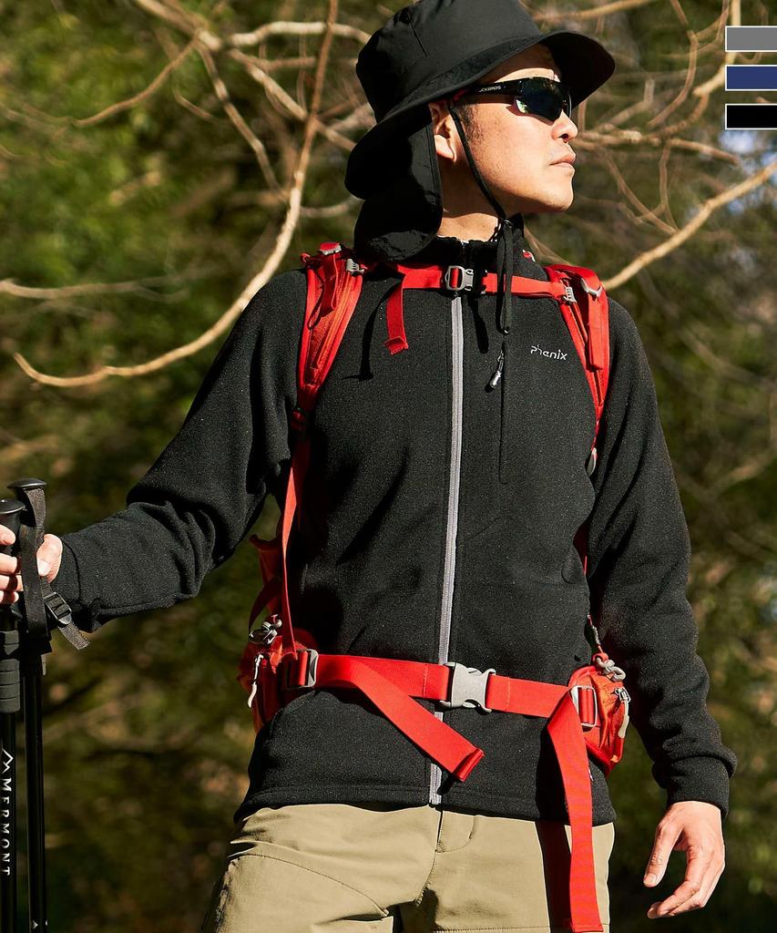 Phoenix Mountain Lion Jacket Heather Gray Black Men's (PH9599)