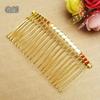 10Pcs 20 Teeth DIY Metal Hair Comb Claw Hairpins for Wedding Jewelry Making Findings Handmade Comb Base Bridal Accessories
