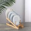 Drying Bamboo Dish Rack 5 Layers Dish Drain Rack Paint Art Organizer Pot Lid Holder  School/Office