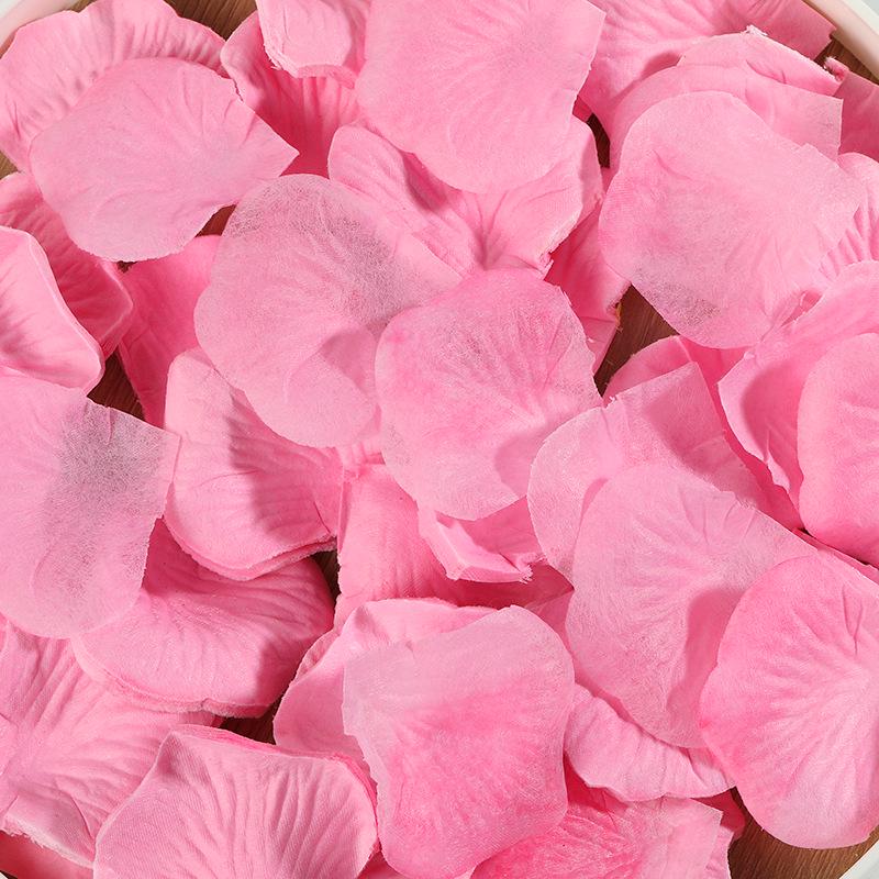 Non-Woven Artificial Rose Petals for Wedding Decorations and Hand-Thrown Arrangements
