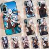 Genshin Anime Shenhe Cover For Xiaomi Redmi Note 14 13 12 9 10 11 Pro 9S 10S 11S 12S Redmi 14C 10C 12C 13C Case