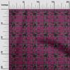 oneOone Cotton Flex Fabric Check Ikat Print Fabric By Yard 40 Inch Wide