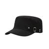 Men's Flat Top Solid Baseball Caps Boy Hunting Snapback Cap Male Summer Black Dad Hats for Women