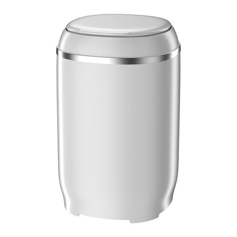 Compact Semi-Automatic Mini Washing Machine with Blue Light and Spin Function