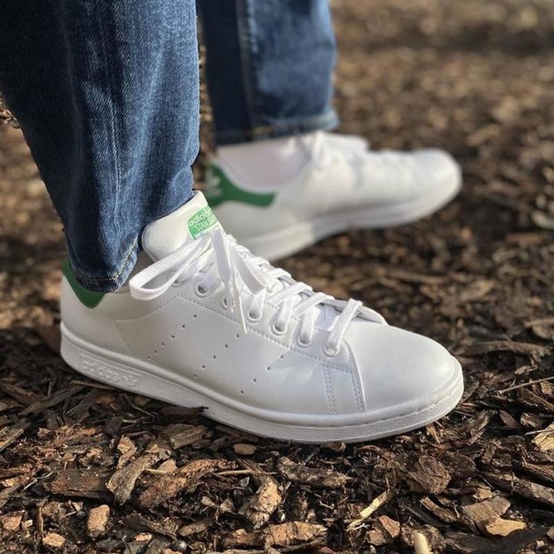 adidas Sneakers Unisex Stan Smith Bianco Verde Collegiate Cloud-White Off-White FX5522
