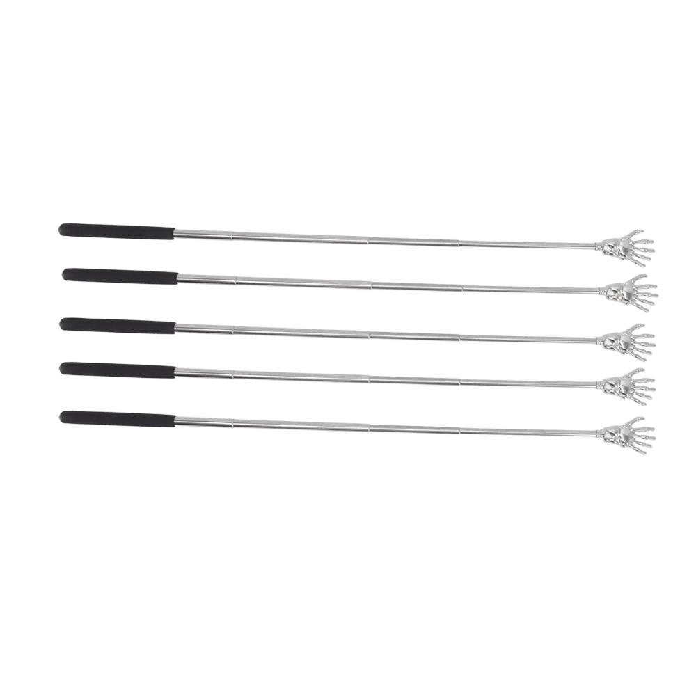 5Pcs Stainless Steel Back Scratcher Portable Massage Tool Practical Back Massager  Personal Use
