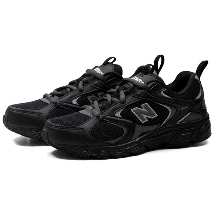 New Balance 408 Black Silver Unisex Sneakers ML408K