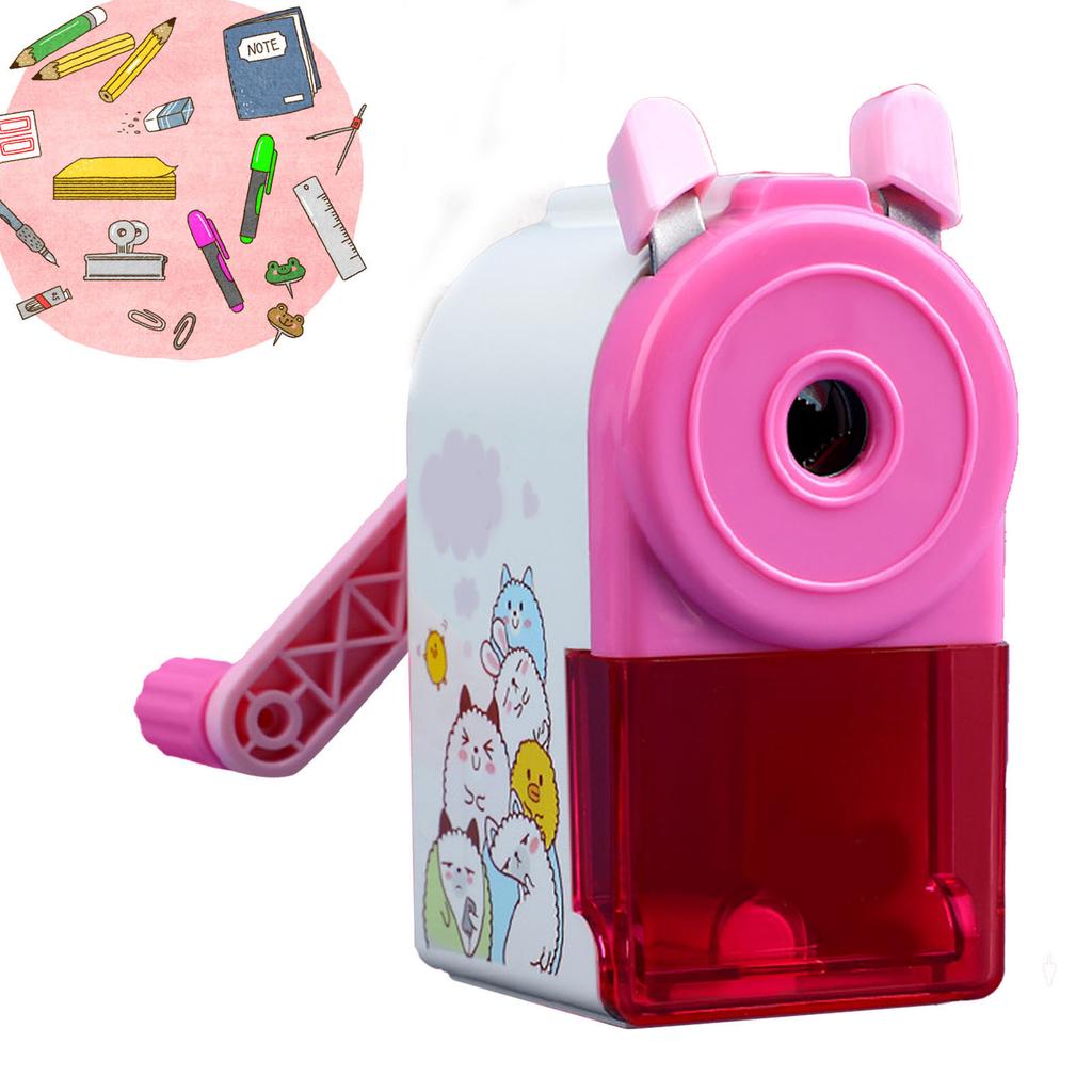 Pencil Sharpener Automatic Manual Pencil Sharpener Students Portable Pencil Sharpener for School Dormitory Library