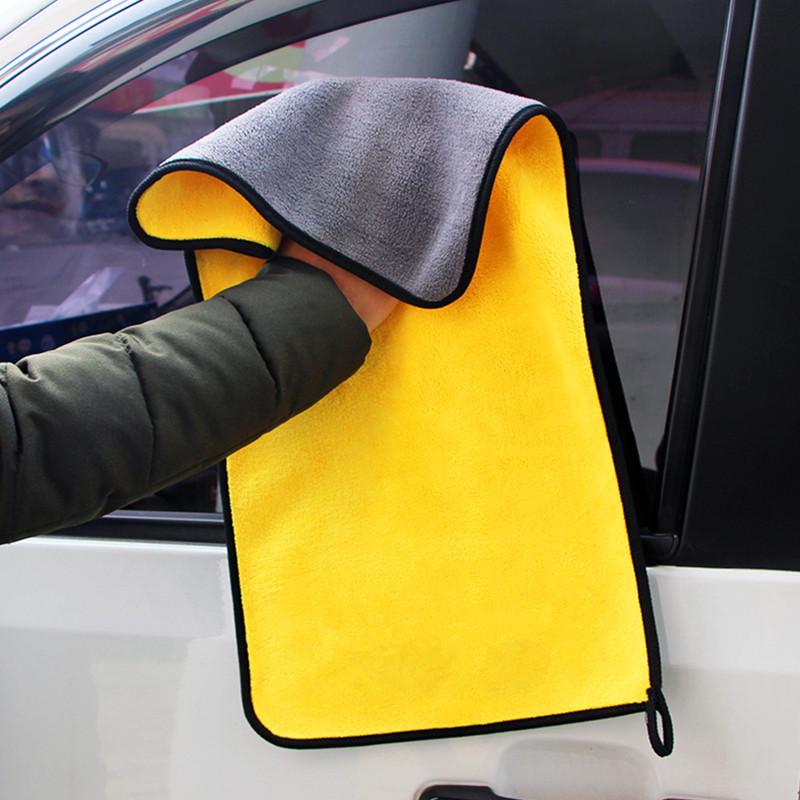 

Ultra Absorbent Lint-Free Car Cleaning Towel for Streak-Free Finish 30×30 double-sided, one piece