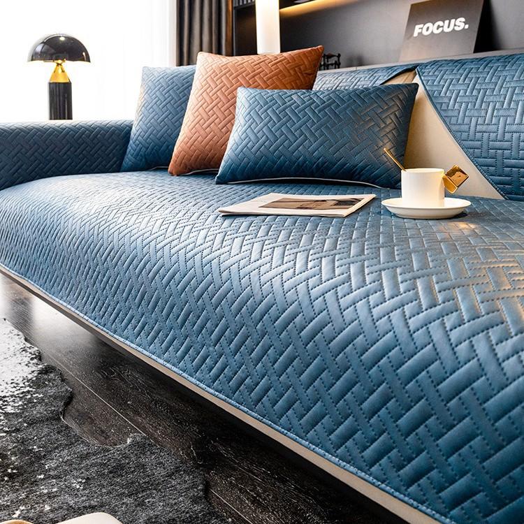 Sofa Cushion Four Seasons Universal Technology Cloth Modern High-Grade Light Luxury Waterproof And Non-Slip Cushion Non-Stick Fur Seat Cushion Cover