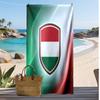Węgry Piłka Nożna Nadruk Ręcznik Plażowy Szybkoschnący Super Chłonny Miękki Ręcznik Kąpielowy do Pływania Plaży Podróży Pamiątka Prezent