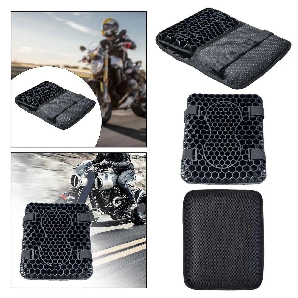 Elastic Motorcycle Seat Padding Breathable 3D Honeycomb Motorcycle Seat Cover  Long-distance Rides