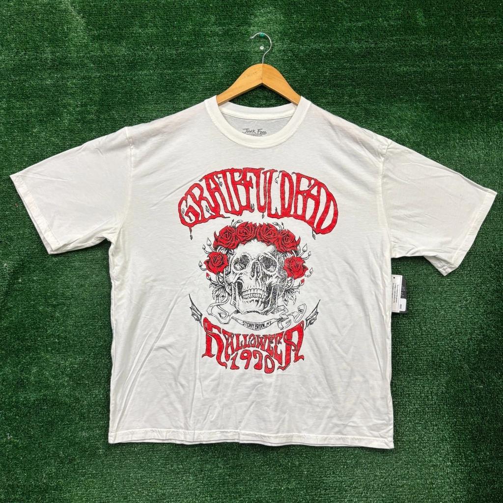 Junk Food Clothing X Grateful Dead Halloween 1970 Rock Band Oversized Tee S/M