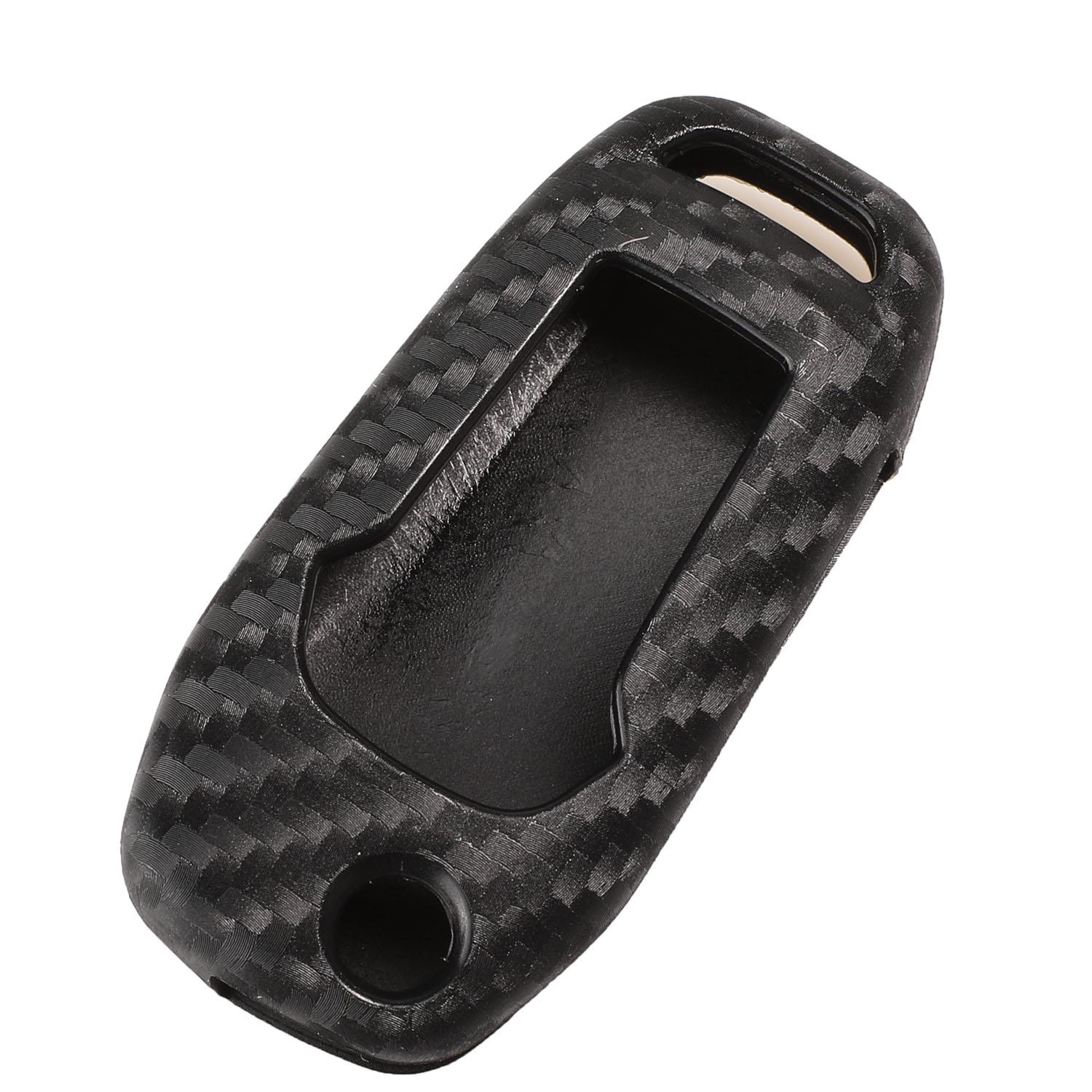 

jingyuqin Чехол для ключа автомобиля из мягкого силикона с рисунком под карбоновое волокно для Ford Everest Explorer Edge Focus Kuga, аксессуары, стайлинг автомобиля