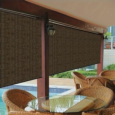 Garden Black Sunshade Net with Grommets Sun Shader Sail - HDPE Mesh Fabric for Greenhouses, Patios, Plants, Gazebos & Porches