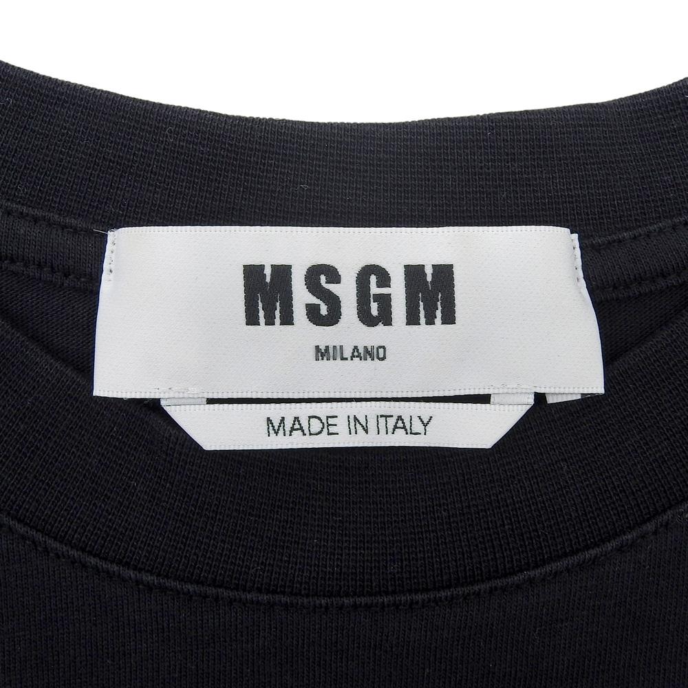 MSGM Excellent Condition Logo Print T-shirt, Men's, Black, Size XS Tops XS blackUsed
