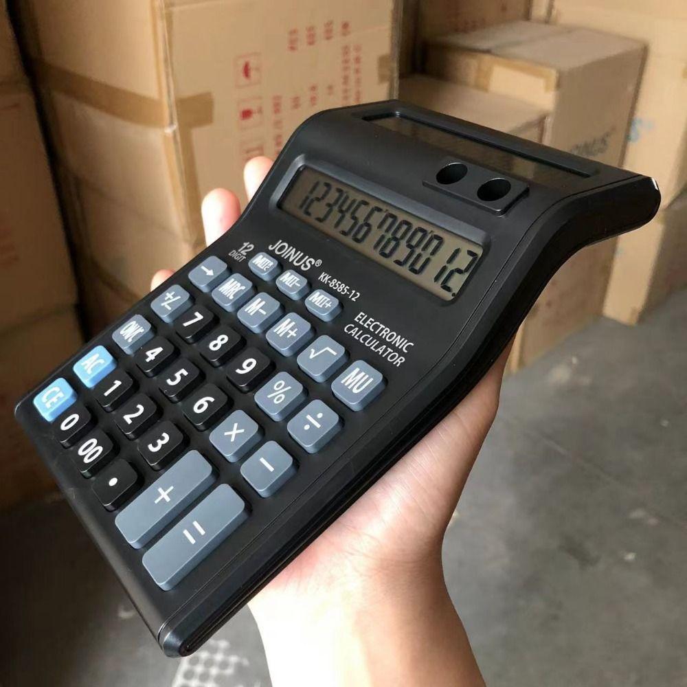 Stationery Mechanical Calculator Large Screen Display Finance Calculator  Student Use