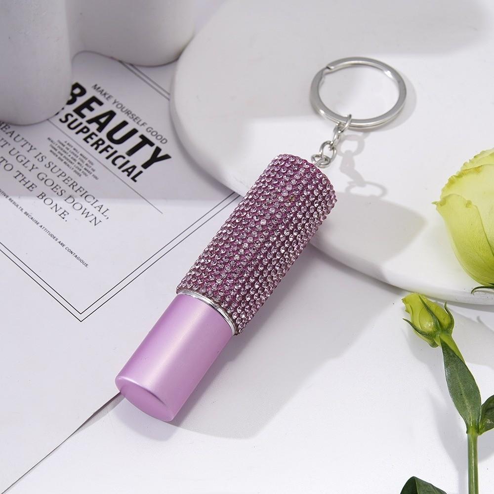 Empty Perfume Bottle Mini Key Ring Portable Spray Bottle Keychain Keychain Accessories
