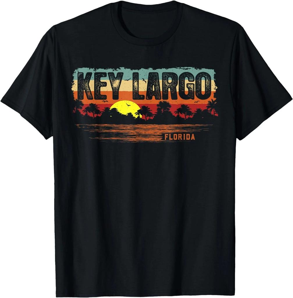 Vintage Sunset Key Largo Florida T-Shirt